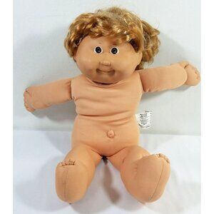 Cabbage Patch Kids Doll Light Brown Cornsilk Hair Brown Eyes 1983 vintage 16"